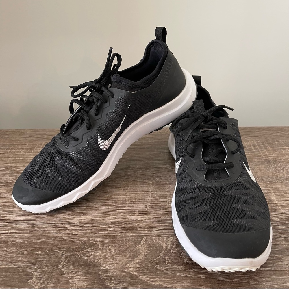 Womens NIKE FI BERMUDA Black/White Golf Trainers Shoe Size 9 - Picture 6 of 14